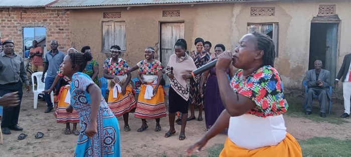 Our children's dance troupe performing at a community event